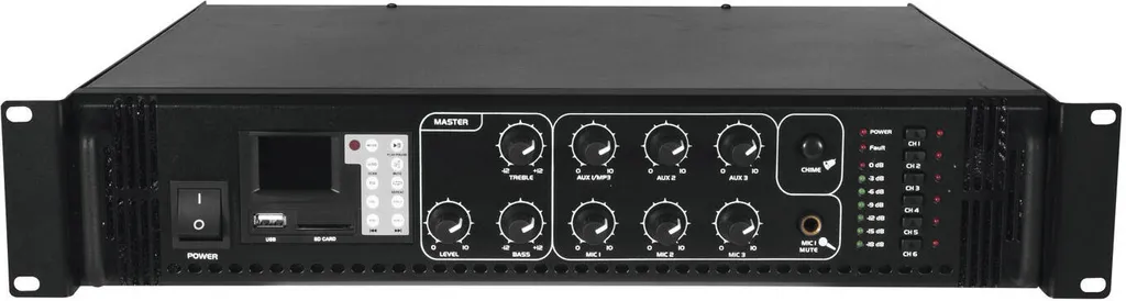Amplificateur de mixage audio ELA 6 zones pour sonorisation public