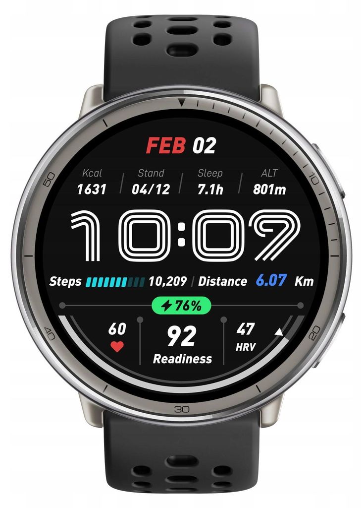Amazfit Active 2, 3,35 cm (1.32"), AMOLED, Touchscreen, Produktbild 