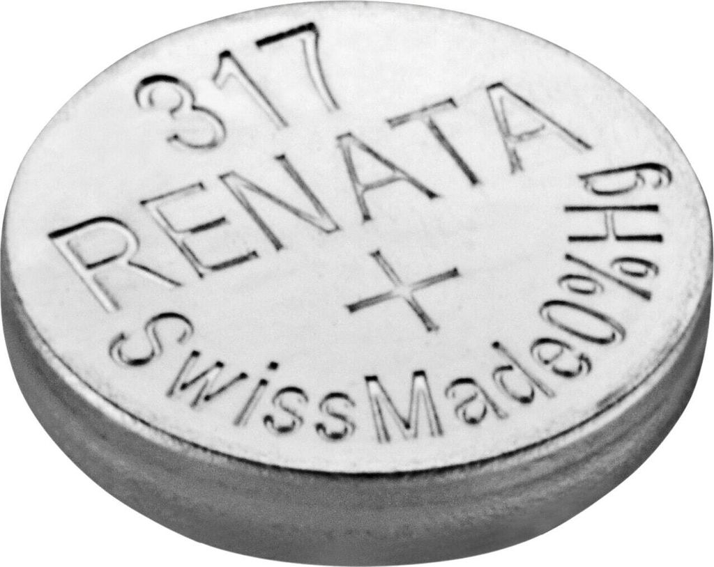 RENATA Knopfzelle 317, 10,5mAh, Silberoxid Produktbild 