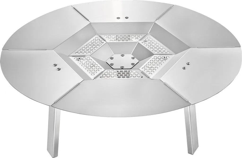 Diffuseur de chaleur braséro en acier inox 635mm résistant aux flammes
