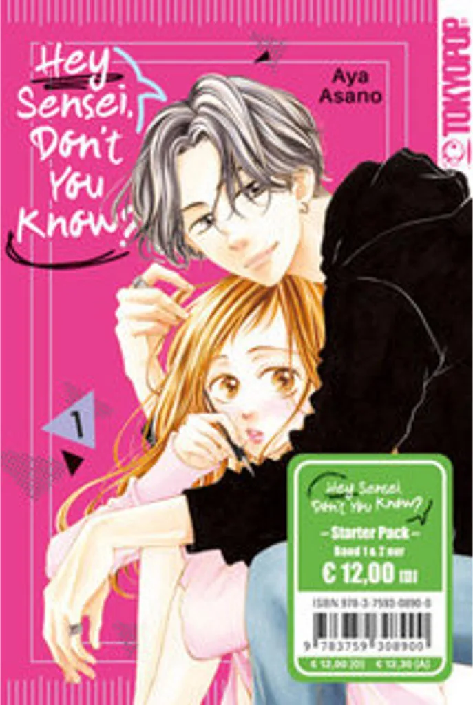 Hey Sensei, Don't You Know ? Pack de démarrage Manga Yaoi Tome 1 et 2