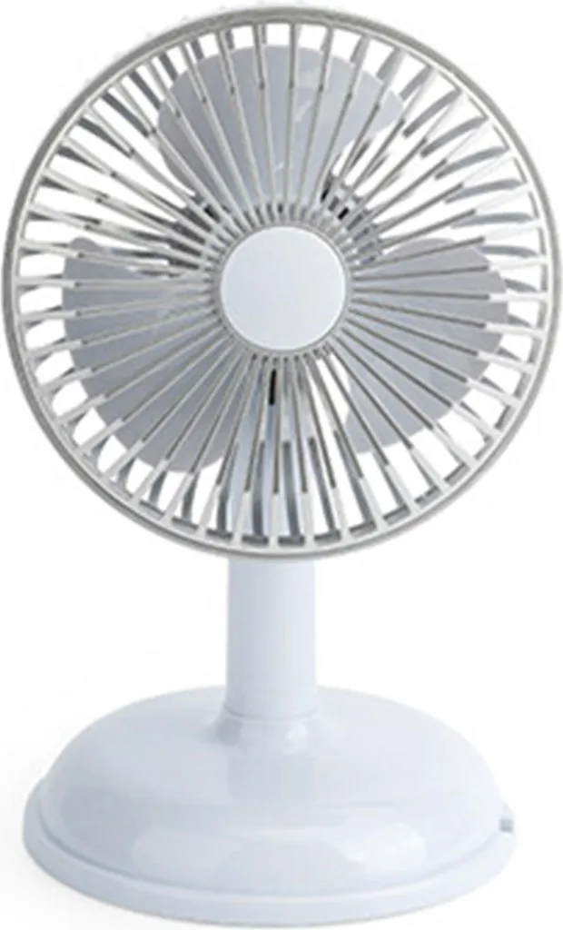 Mini Ventilateur USB Rétro Bleu - Idéal Bureau/Table - Confort d'Été - 6