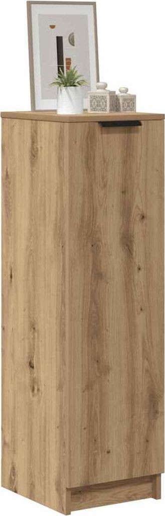 vidaXL Scarpiera in rovere artigianale 29,5x35x100,5 cm Immagine del prodotto 