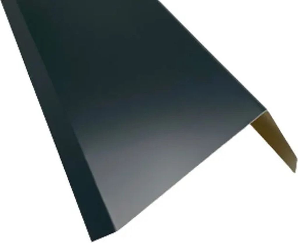 1 m Ortgangblech Flachdach Zuschnitt 30 cm Winkel 70 ° Alu anthrazit RAL 7016 ( Skizze beachten )
