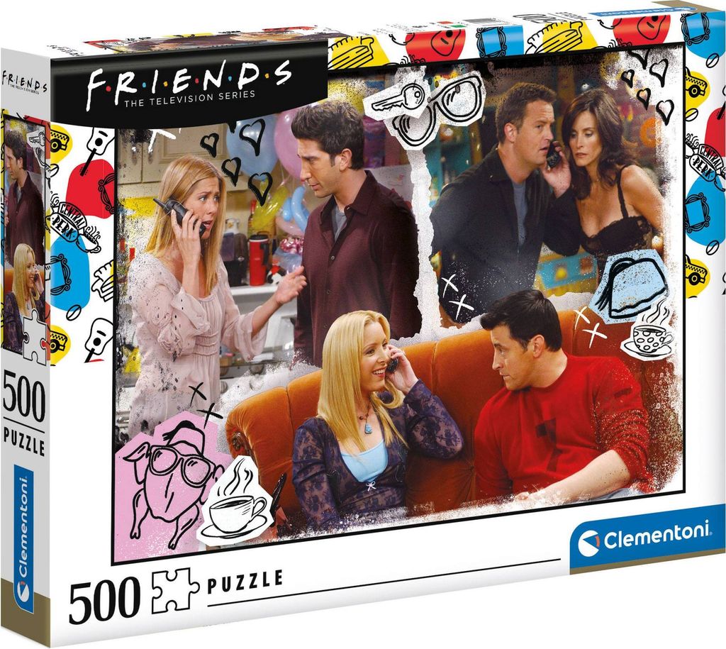 Clementoni Friends, 500 Stück(e), Fernsehen/Filme, 10 Produktbild 