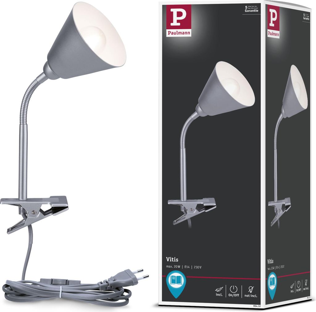 Paulmann Lampe à pince Vitis Image du produit 