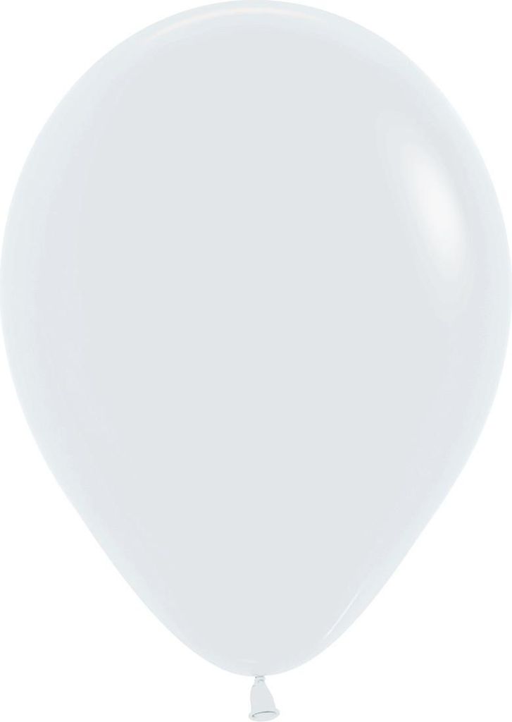Sempertex Weiße Latexballons, weiß, 30 cm, 50 Stück.