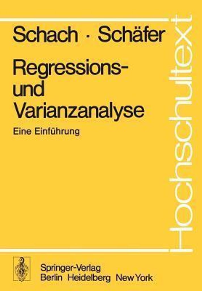 Regressions- und Varianzanalyse