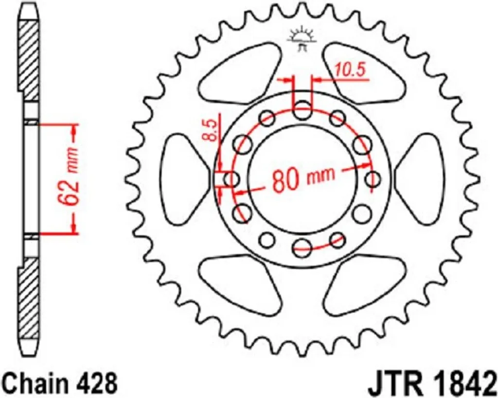 Ricambio Pignone 54Z 428 SW SWM: Qualità Originale al Miglior Prezzo