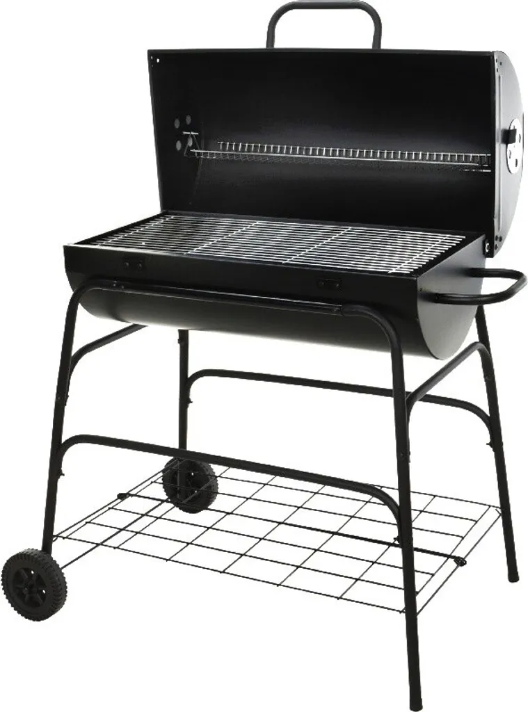 Barbecue charbon de bois mobile pour grillades en famille et entre amis
