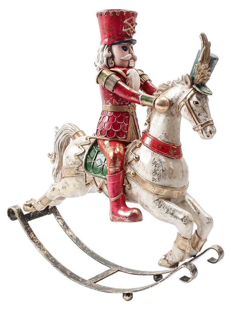 Clayre & Eef Weihnachtsdekorationsfigur Nussknacker Produktbild 