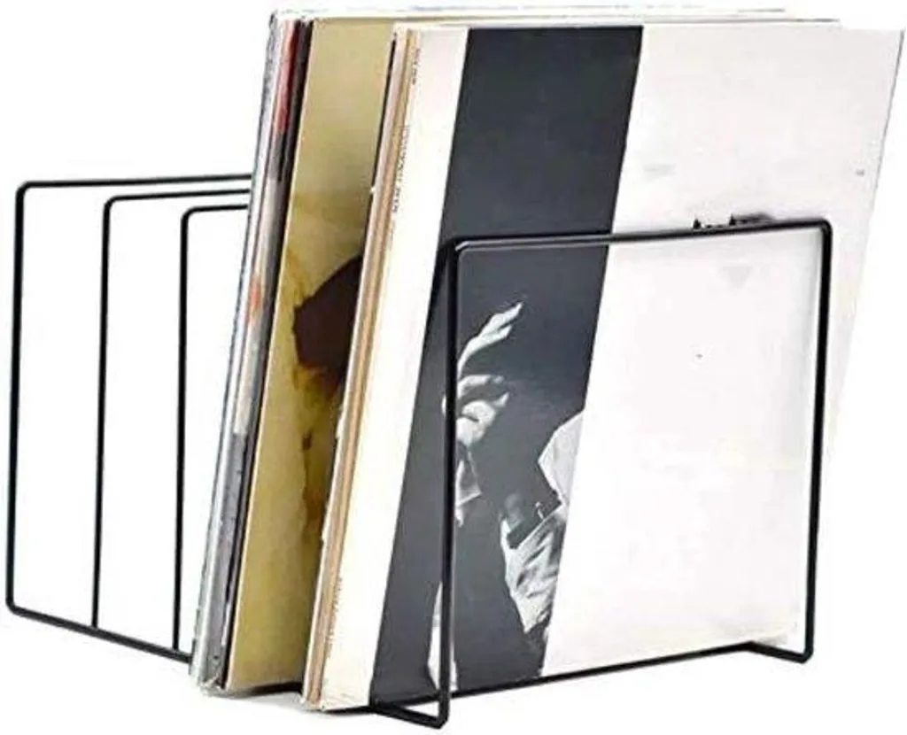 Meuble à disques vinyles anti-poussière - Étagère fermée pour 33 tours