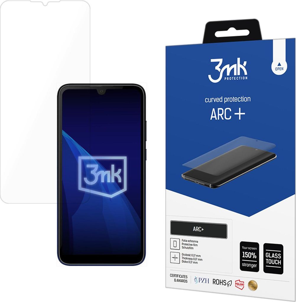 3mk Display Schutzfolie ARC+ für Aligator S6600 Senior 0,17mm Self-Heal