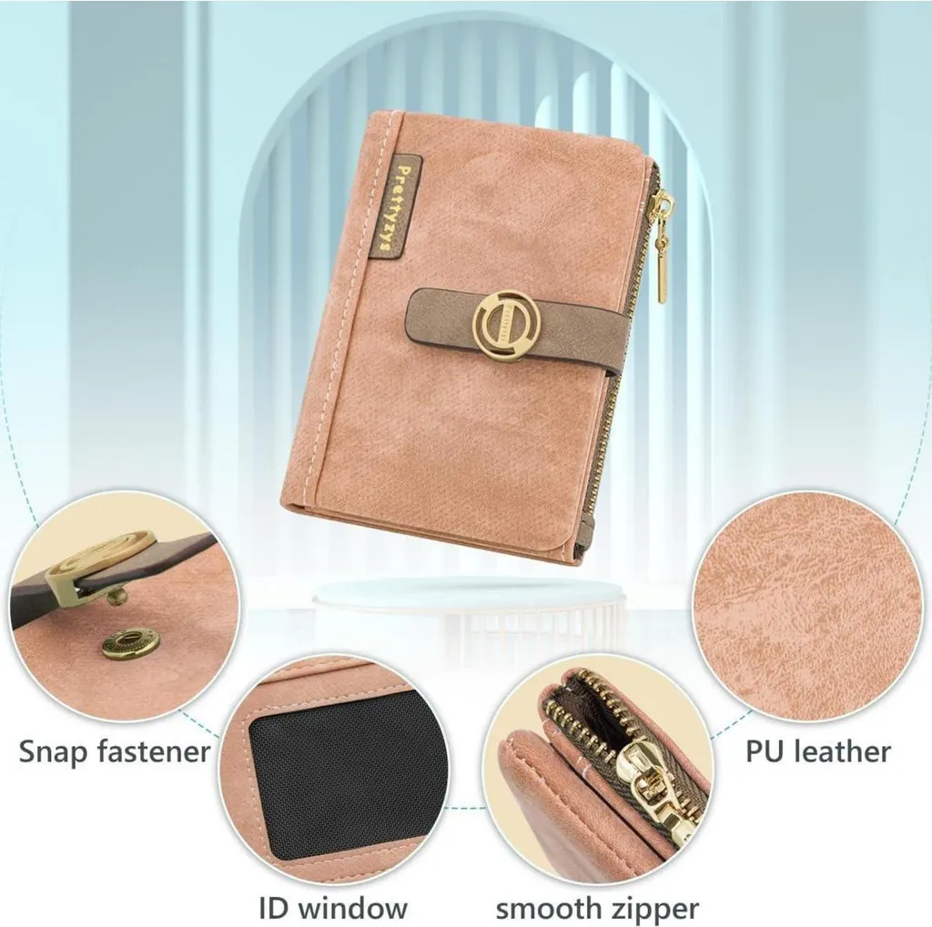 Porte-monnaie femme REETEE petit format avec compartiments et zip - 3