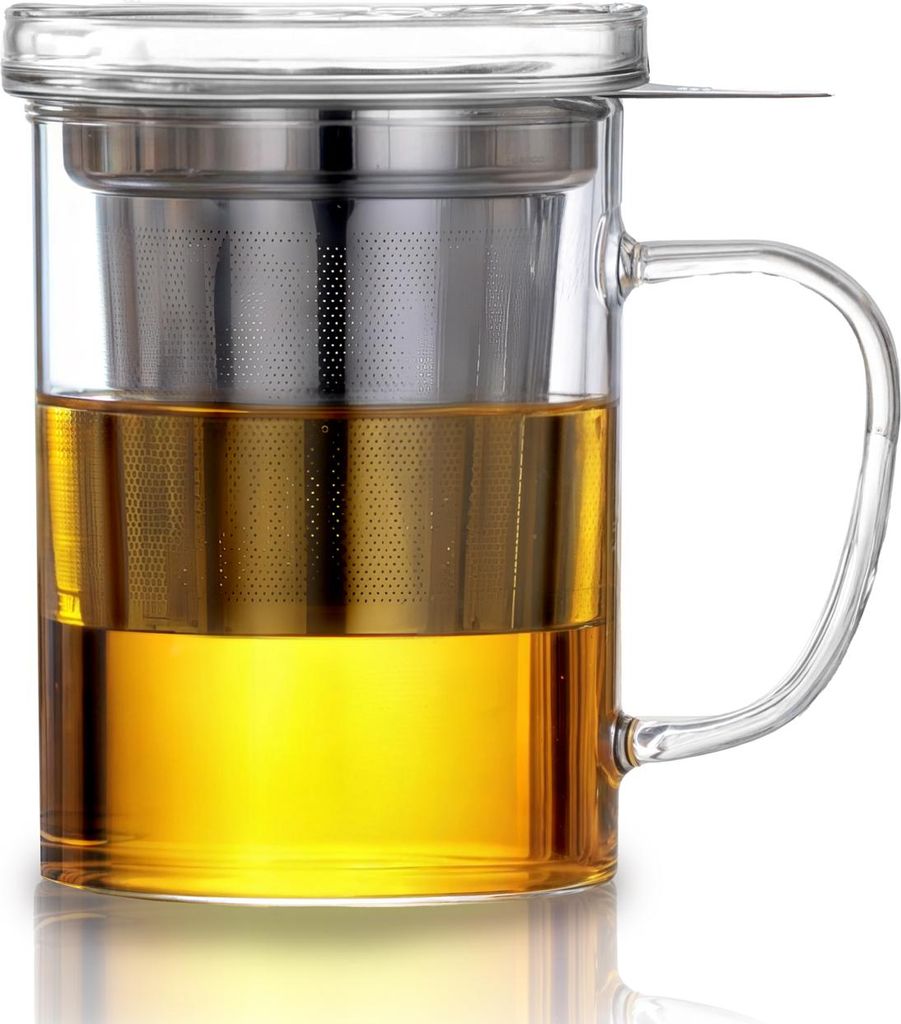 Deluxe Teebereiter aus hitzebeständigem Glas mit Produktbild 
