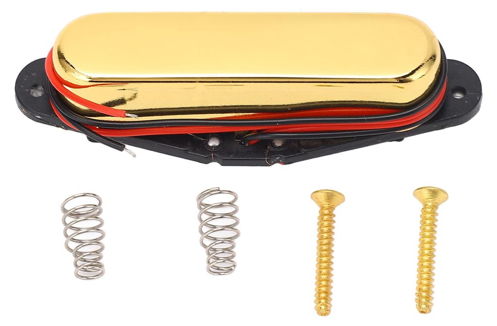 E-Gitarren-Single-Coil-Tonabnehmer, Retro-Magnet-Gitarrenhals-Tonabnehmer für TL-Bass, Ersatz, Gold