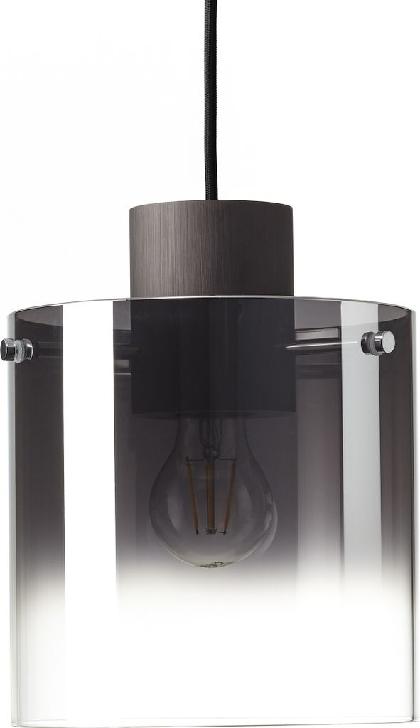 BRILLIANT Pendelleuchte 20cm Beth braun IP20 E27 60 Watt Produktbild 