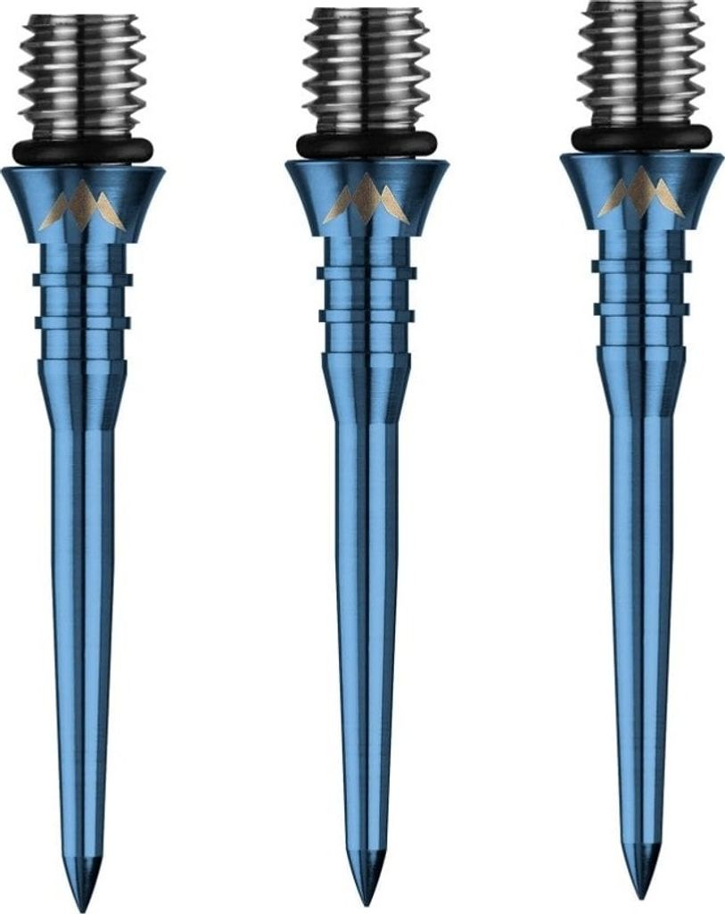 Mission - Titan Pro Conversion Points Grooved - Blau : 26mm Länge: 26mm