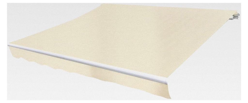 Markisenbespannung Canvas Creme 6x3 m (ohne Rahmen)