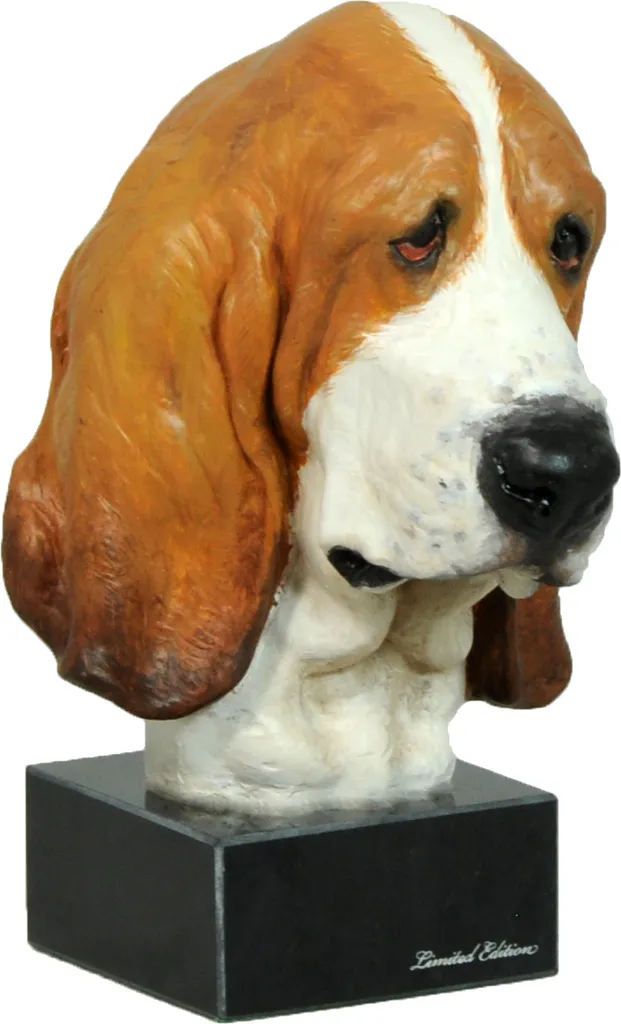 Statue Basset Hound II Réaliste Art-Dog - Déco Durable sans Entretien