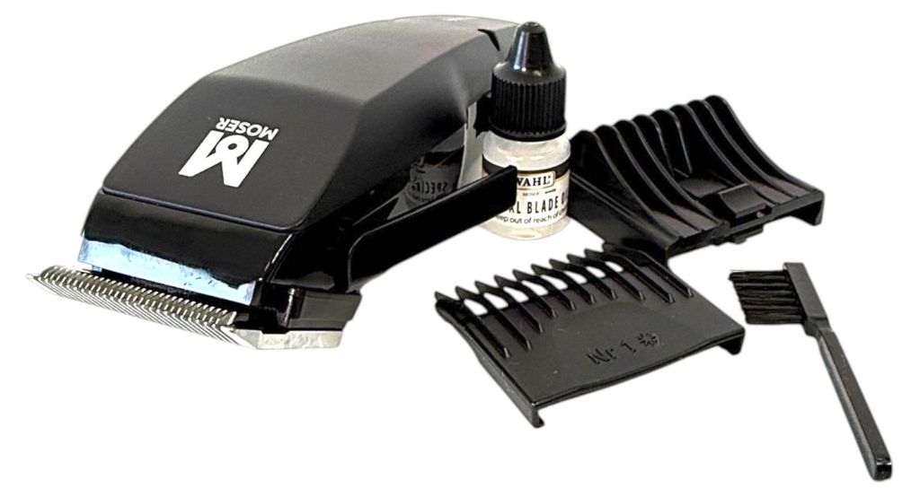 Moser 1400-0087, Schwarz, 0,7 mm, 3 mm, 4,6 cm, Edelstahl, Produktbild 
