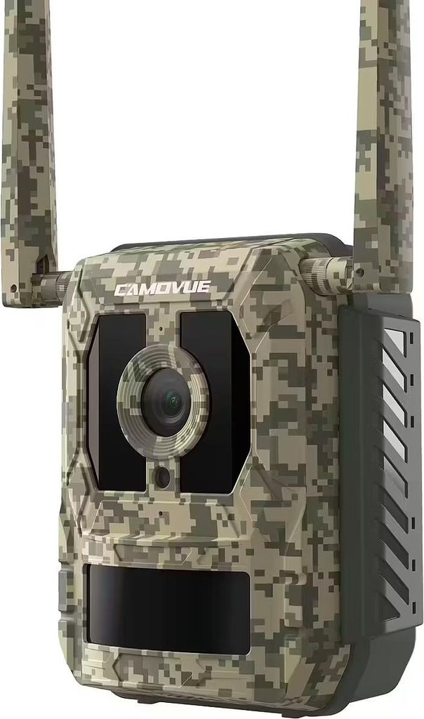 Reolink Camovue Talon Pro S130 4K LTE Wiederaufladbare Wildkamera mit KI-Erkennung, Starlight-Nachtsicht, GPS, Stativgewinde und Baumgurt
