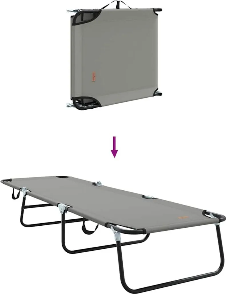 Arredo Giardino vidaXL: Set 2 Lettini Moderni Grigio Antracite - 8