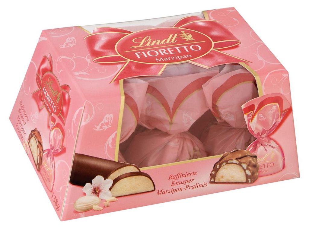 Lindt Fioretto Präsent Schoko Pralinen mit leckerem Produktbild 