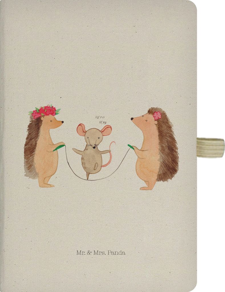Mr. & Mrs. Panda Kladde Igel Seilhüpfen - Transparent - Geschenk, Skizzenbuch, Lustige Sprüche, Journal, notizbuch, A5, Kinder, Maus, Kindergarte...