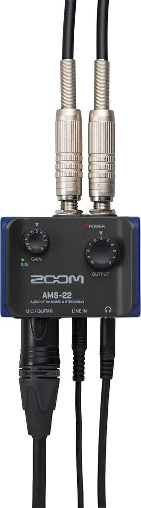 Zoom AMS-22 Mini Interface 2 Entrées 2 Sorties avec Mode Loopback Dédié - 5