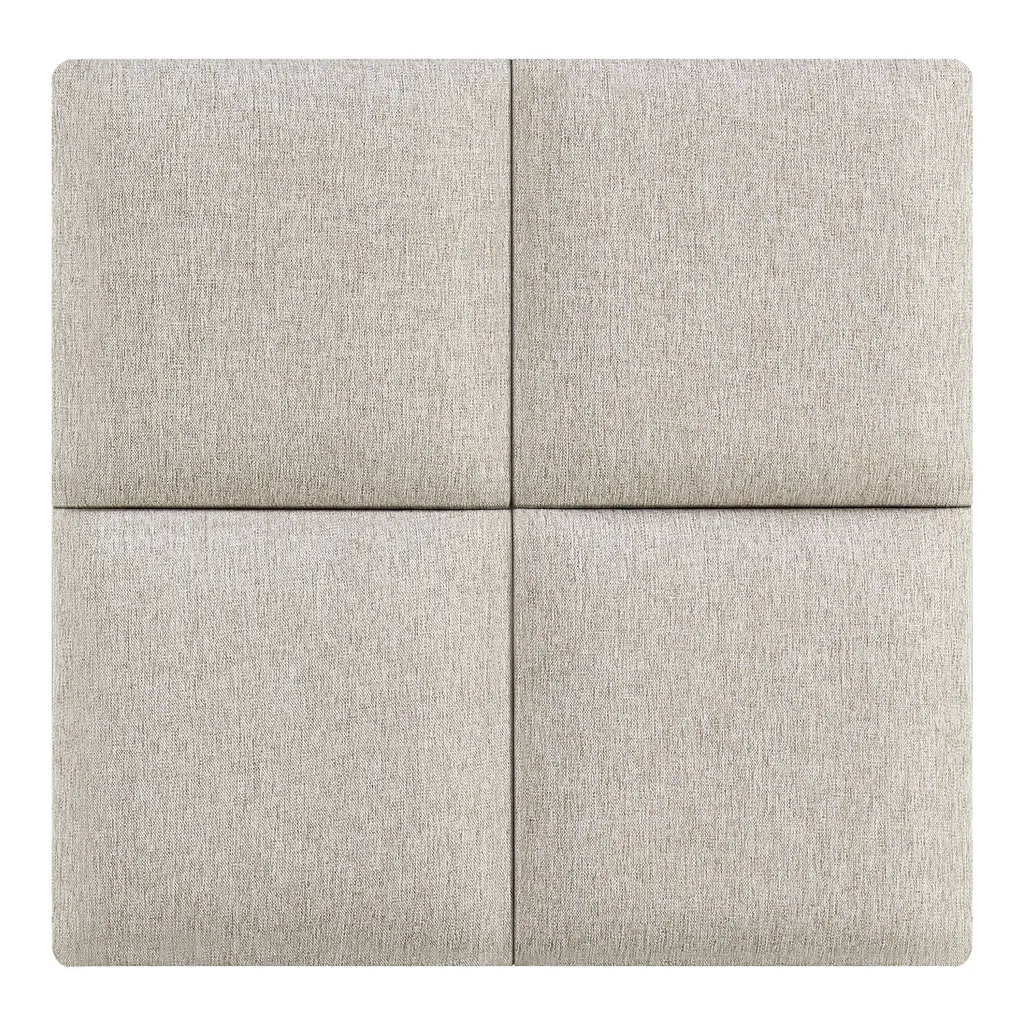 Isoler un mur froid avec le panneau mural Carpino textile gris 30x30 cm
