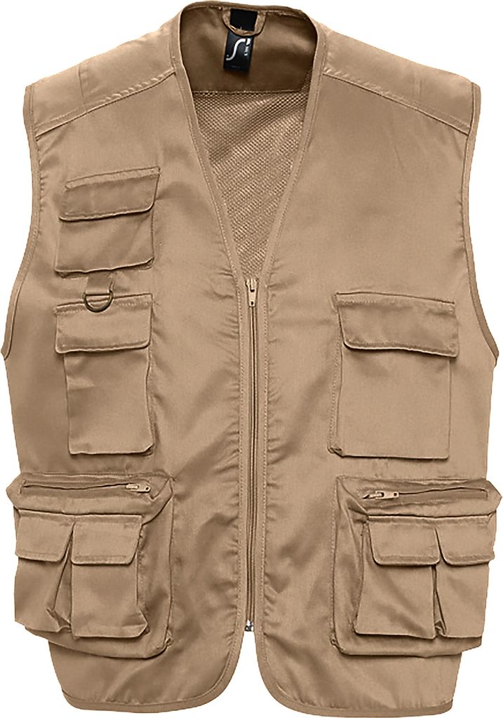 SOLS Wild Uni Weste / Bodywarmer mit Reißverschluss und Taschen PC354 (S) (Rope)