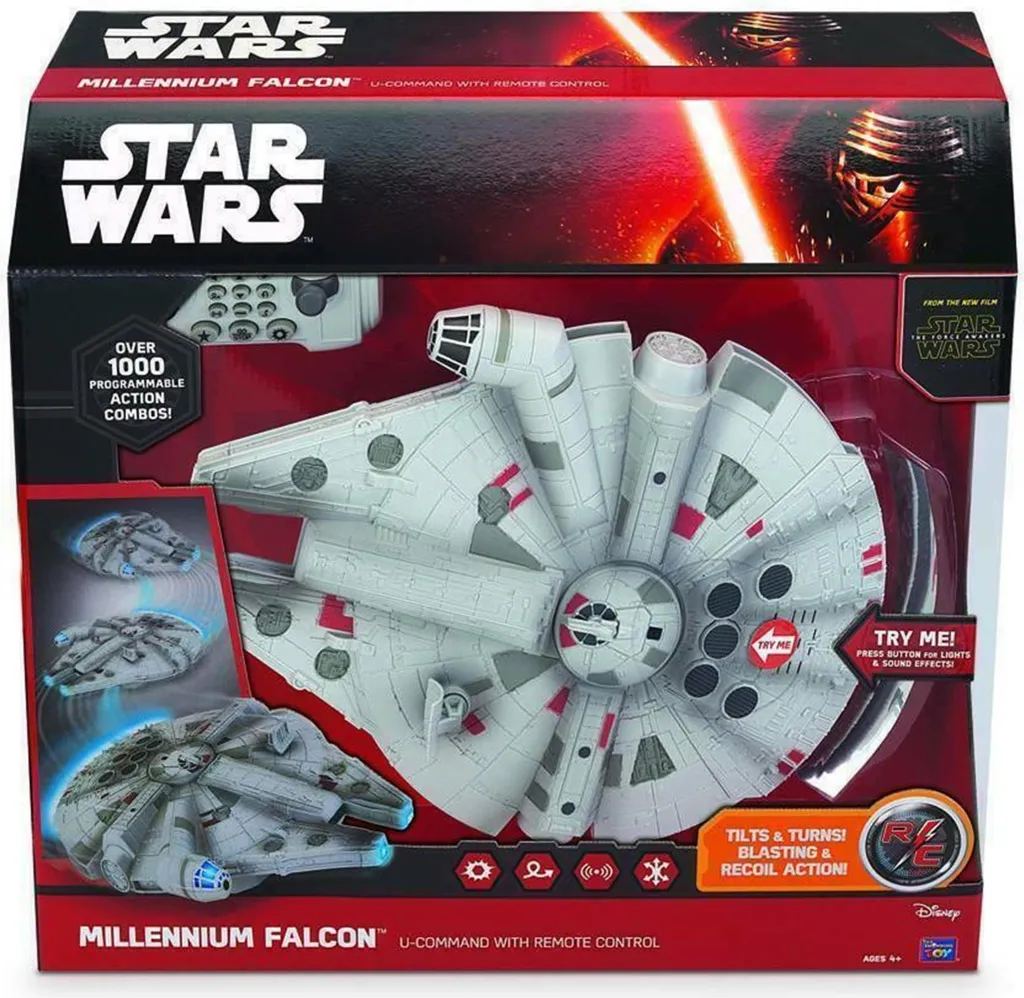 Jouet Star Wars Falcon Millenium RC pour Pilotage Intérieur et Sons