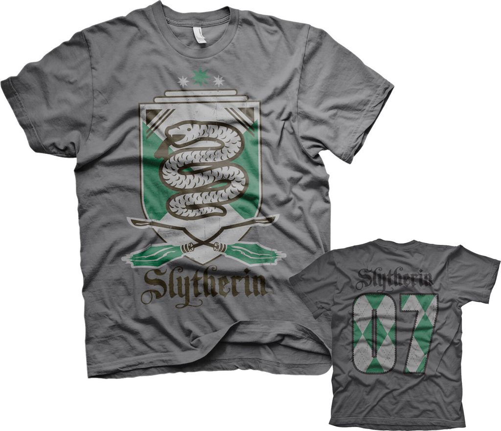 Harry Potter - Slytherin 07 T-Shirt - Medium - Dark-Grey Produktbild 