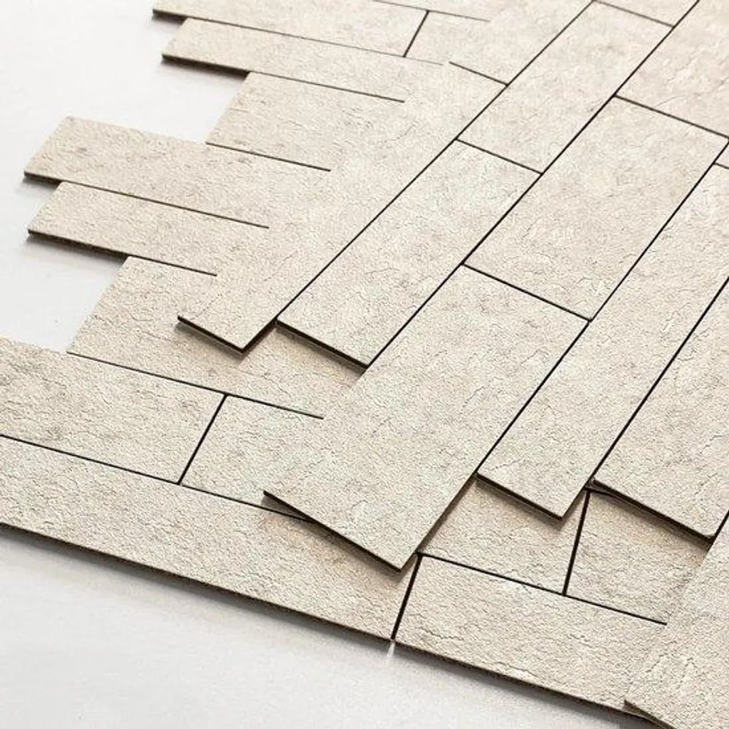 Stickers muraux imperméables blanc - 10 feuilles adhésives haute qualité
