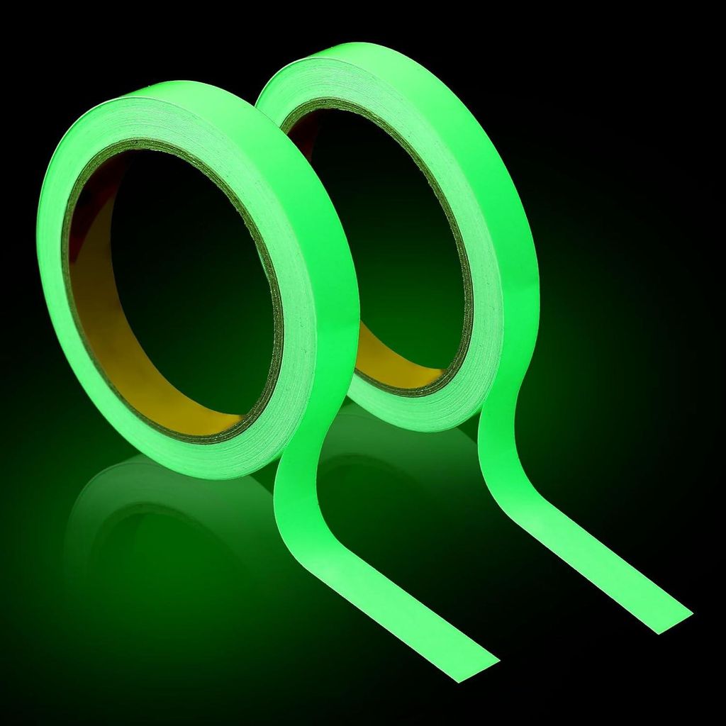 Leuchtband selbstklebend – 2er Set, je 5 m, grün, nachtleuchtend, Glow in the Dark, H000Lumi