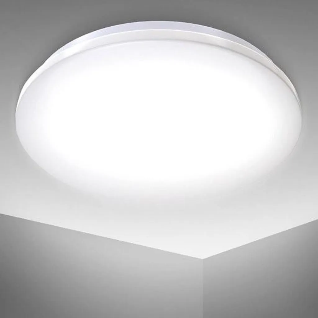 Éclairage de plafond pour douche et salle de bain LED IP44 blanc 12W