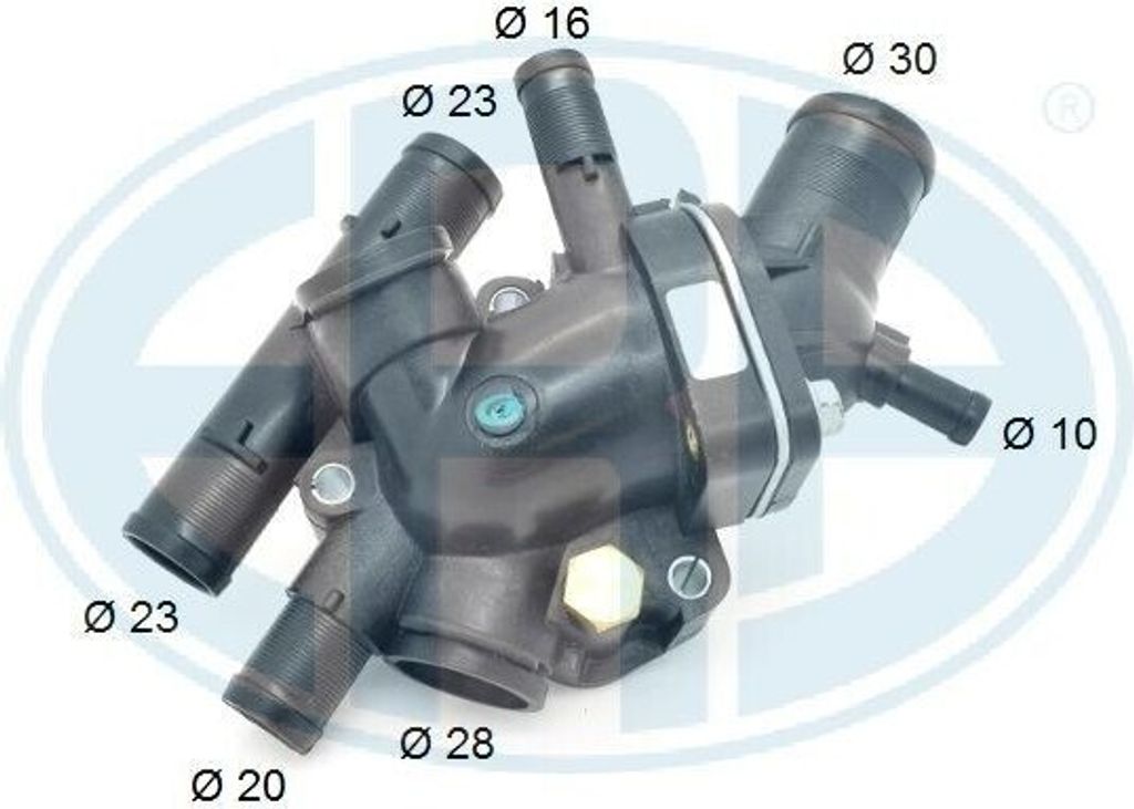 ERA Thermostat Kühlmittel 88°C für RENAULT CLIO II (BB0/1/2, CB0/1/2) KANGOO (KC0/1) MASTER II Kasten (FD) KANGOO Express (FC0/1) Scénic I MEGA...
