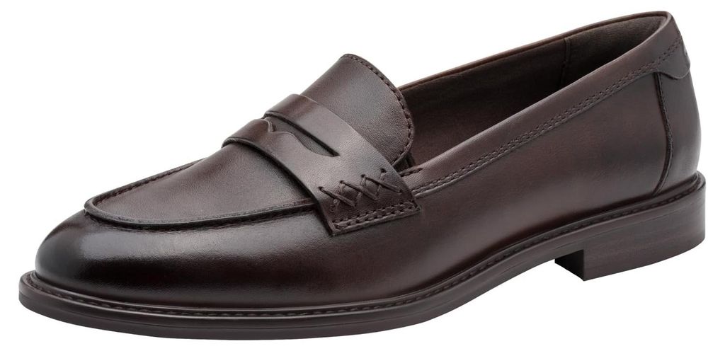 Tamaris Damen Slipper Leder, braun, 40 EU Produktbild 