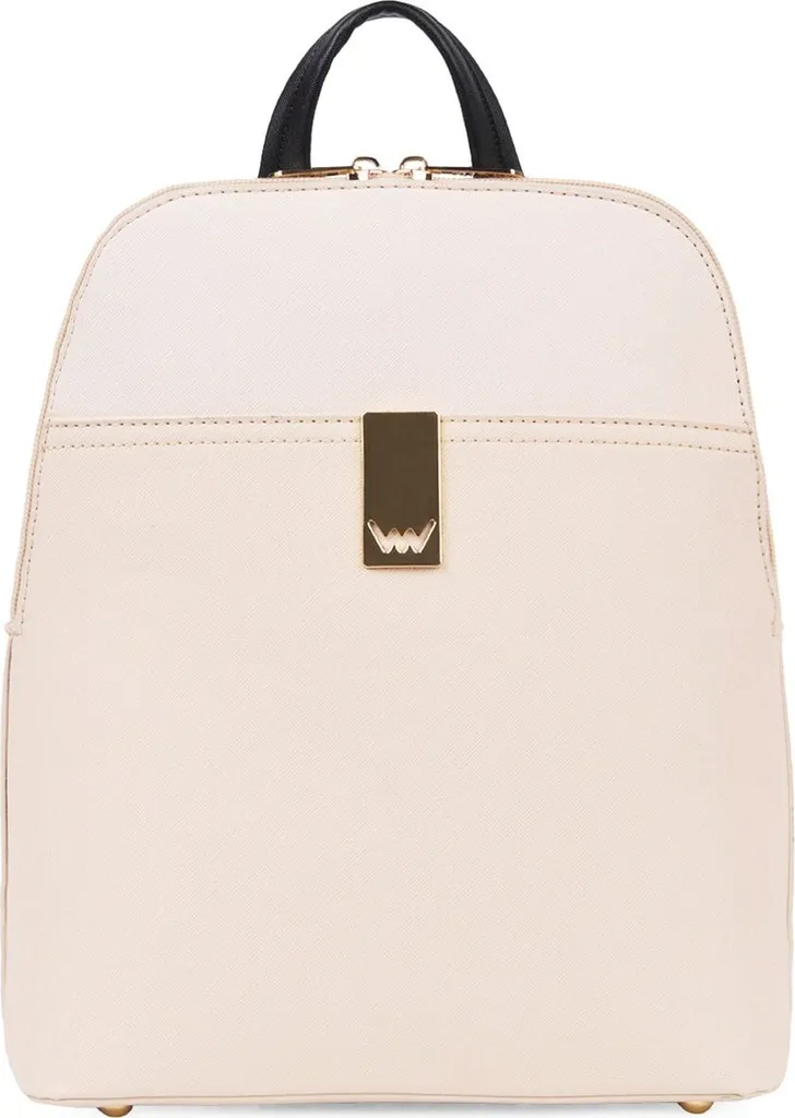 Sac à dos beige Vuch Filipa léger avec bretelles ajustables