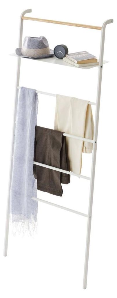 YAMAZAKI - Portant échelle inclinée avec étagère L66 cm - Image du produit 