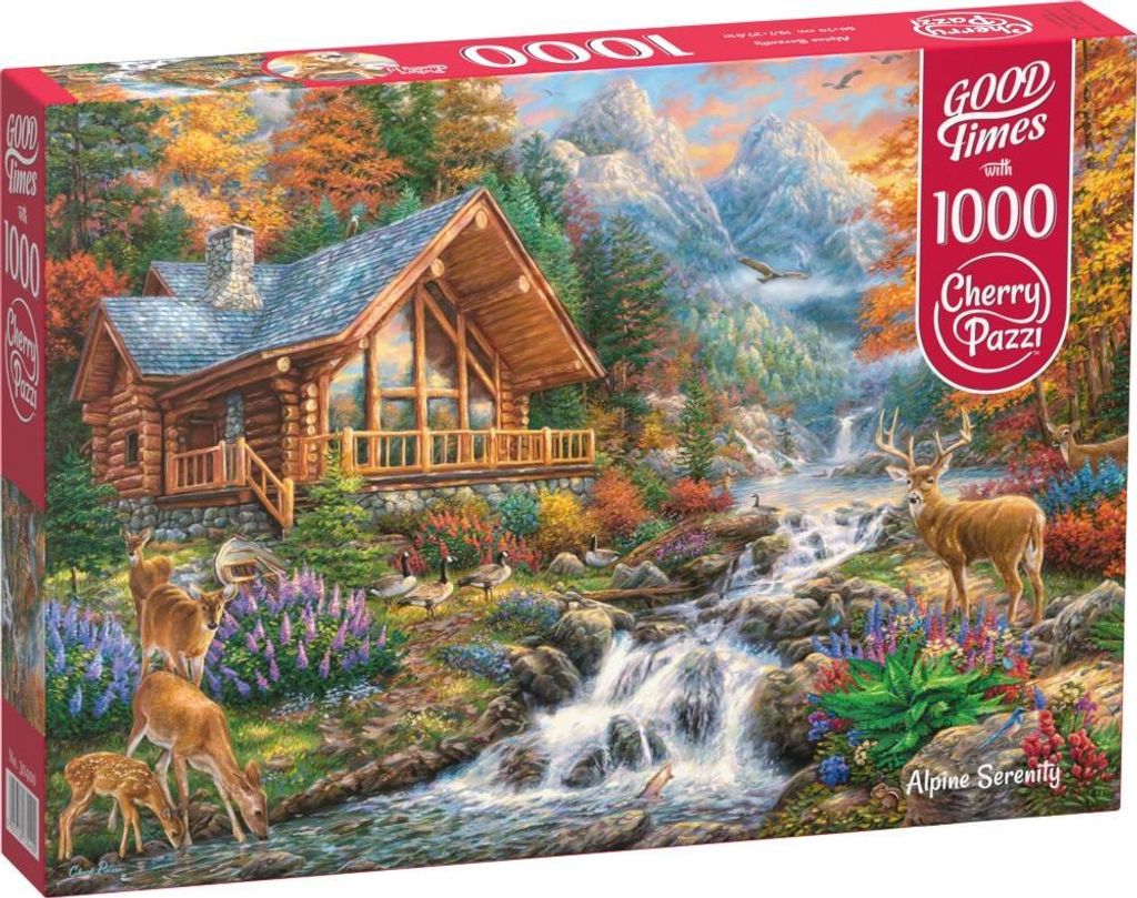 CHERRY PAZZI Puzzle Ruhig hoch in den Bergen 1000 Teile Produktbild 