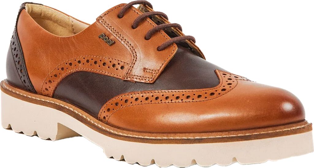 POD - Herren Halbschuhe "Kortney", Leder FS11362 (35,5 EU) (Hellbraun)