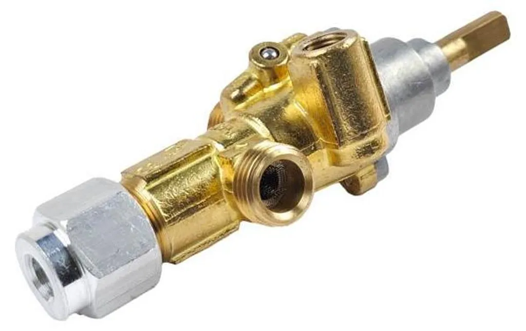 Robinet gaz robuste Type 2 compatible Empero DMG pour grill et four - 4