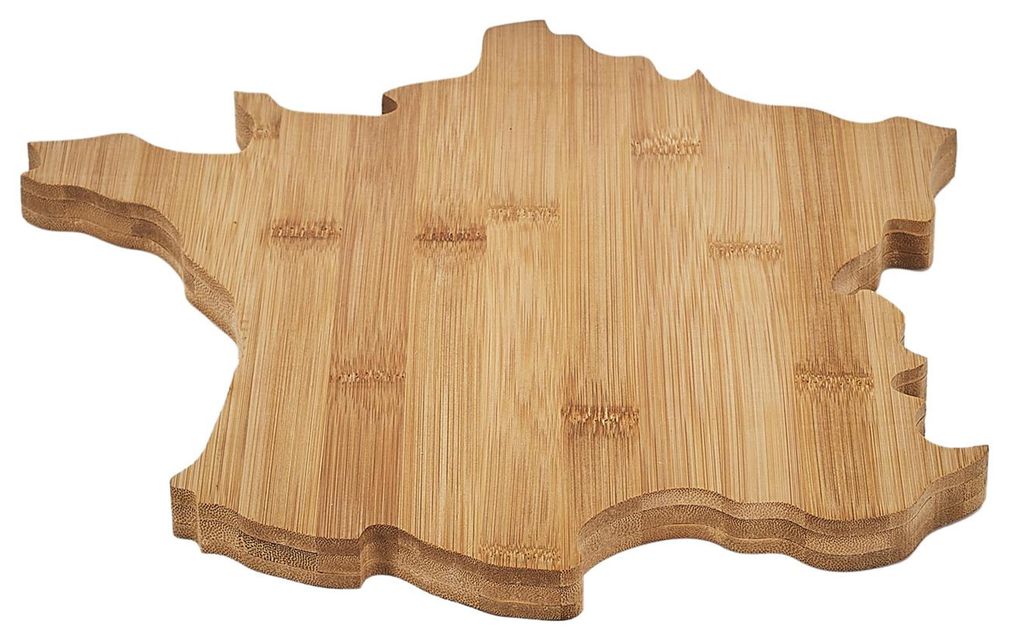 CMP KA6293 Servierbrett aus Holz in Form von Frankreich