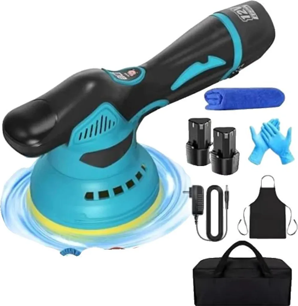 Lucidatrice Eccentrica Wireless 8 Velocità - Finitura a Specchio Auto
