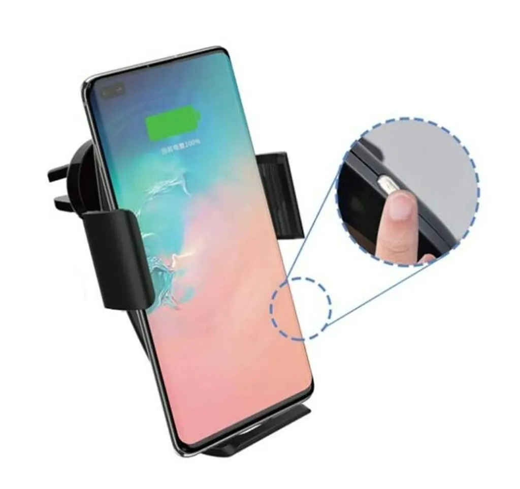 Supporto per telefono da auto a ventosa con caricatore wireless QC 3.0 - 8