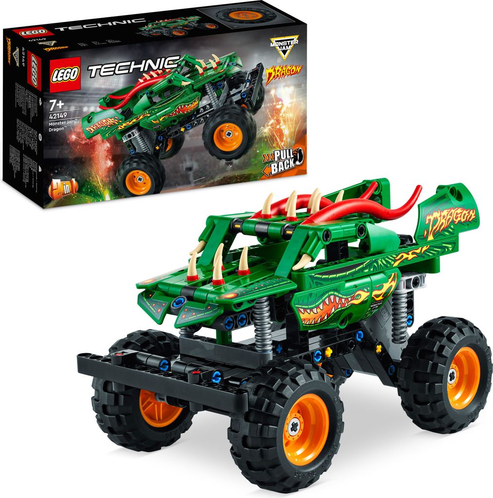 LEGO 42149 Technic Monster Jam Dragon, giocattolo monster Immagine del prodotto 