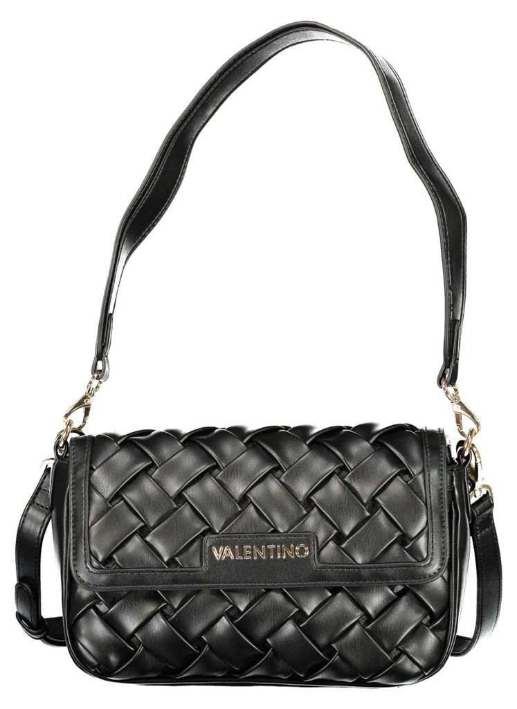 Elegante schwarze Damenhandtasche mit abnehmbaren Riemen Produktbild 