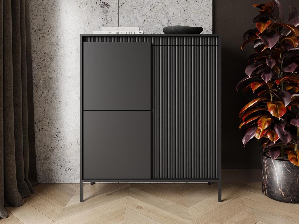 GrainGold Kommode Sorano - Kommode mit Türen - Sideboard, Produktbild 